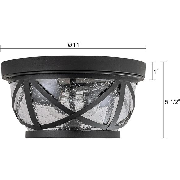 Laplusbelle Motion Sensor Ceiling Light Fixture Outdoor Flush Mount Manual Dusk - Picture 5 of 8